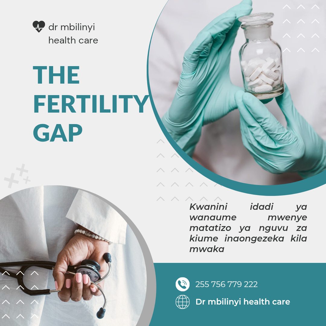 THE FERTILITY GAP –Dr mbilinyi  KWANINI WANAUME WENGI WANAPUNGUKIWA UWEZO WA UZAZI